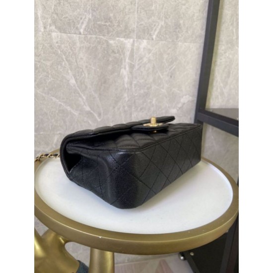 Dupe Mini Borsa con Patta in Pelle di Vitello Granata con Manico Superiore AS2431 Nero imitazioni perfette Replica Mini Borsa con Patta in Pelle di Vitello Granata con Manico Superiore AS2431 Nero Griffate