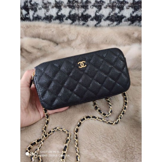 Dupe Borsa con pattina A82972 Nera imitazioni perfette Replica Borsa con pattina A82972 Nera Griffate