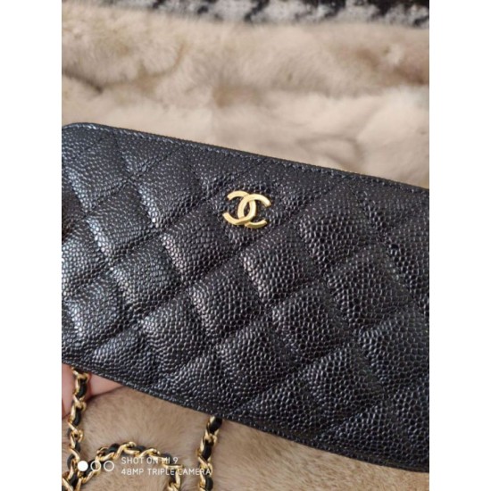 Dupe Borsa con pattina A82972 Nera imitazioni perfette Replica Borsa con pattina A82972 Nera Griffate