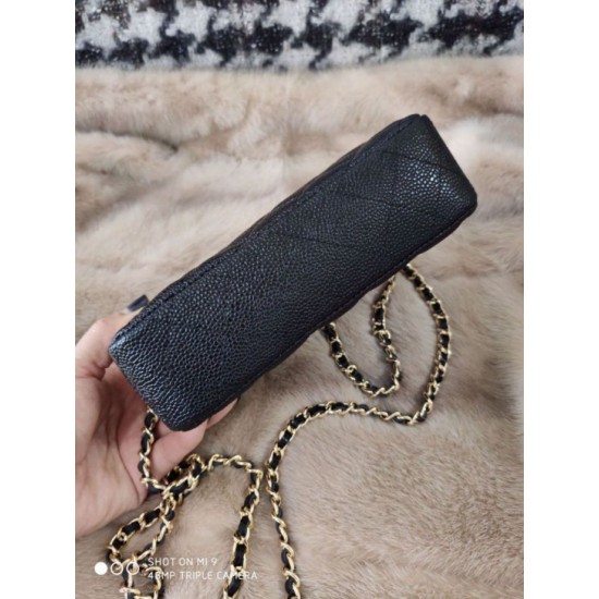 Dupe Borsa con pattina A82972 Nera imitazioni perfette Replica Borsa con pattina A82972 Nera Griffate