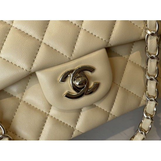 Dupe Borsa classica con patta A1112 Hardware in oro albicocca imitazioni perfette Replica Borsa classica con patta A1112 Hardware in oro albicocca Griffate