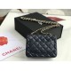 Dupe Mini borsa a tracolla classica con patta A1115 Hardware nero argento imitazioni perfette Replica Mini borsa a tracolla classica con patta A1115 Hardware nero argento Griffate