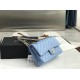 Dupe Borsa classica con patta A1112 Hardware oro blu cielo imitazioni perfette Replica Borsa classica con patta A1112 Hardware oro blu cielo Griffate