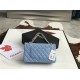 Dupe Borsa classica con patta A1112 Hardware oro blu cielo imitazioni perfette Replica Borsa classica con patta A1112 Hardware oro blu cielo Griffate