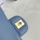 Dupe Borsa classica con patta A1112 Hardware oro blu cielo imitazioni perfette Replica Borsa classica con patta A1112 Hardware oro blu cielo Griffate