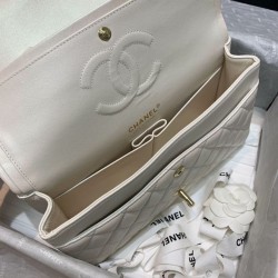 Borse classica con pattina A1112 Beige