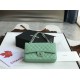 Dupe Imitazioni borse griffate Classica In Pelle Di Vitello Grana A1112 Verde Chiaro imitazioni perfette Replica borse griffate Classica In Pelle Di Vitello Grana A1112 Verde Chiaro Griffate