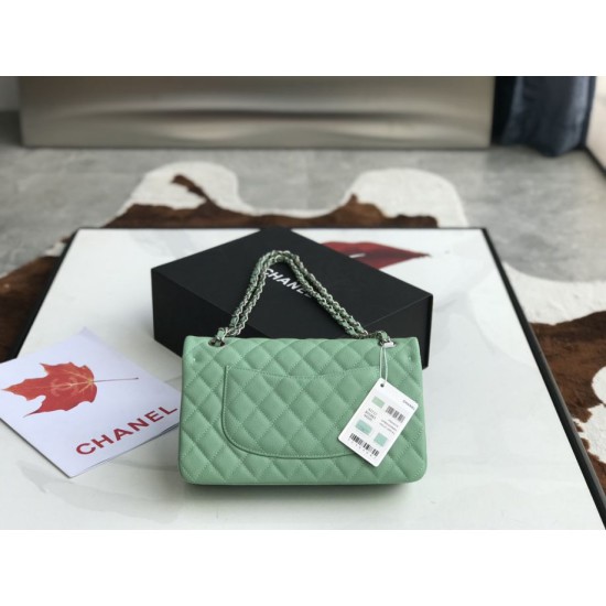 Dupe Imitazioni borse griffate Classica In Pelle Di Vitello Grana A1112 Verde Chiaro imitazioni perfette Replica borse griffate Classica In Pelle Di Vitello Grana A1112 Verde Chiaro Griffate
