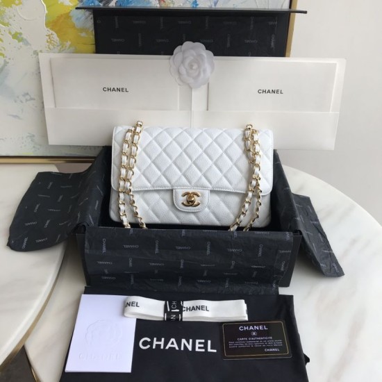 Dupe Borsa classica con pattina in pelle di vitello granato A1112 Bianco imitazioni perfette Replica Borsa classica con pattina in pelle di vitello granato A1112 Bianco Griffate