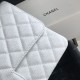 Dupe Borsa classica con pattina in pelle di vitello granato A1112 Bianco imitazioni perfette Replica Borsa classica con pattina in pelle di vitello granato A1112 Bianco Griffate