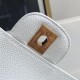 Dupe Borsa classica con pattina in pelle di vitello granato A1112 Bianco imitazioni perfette Replica Borsa classica con pattina in pelle di vitello granato A1112 Bianco Griffate