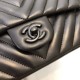 Dettagli perfetti Borsa a patta classica A1116 Hardware nero imitazioni perfette