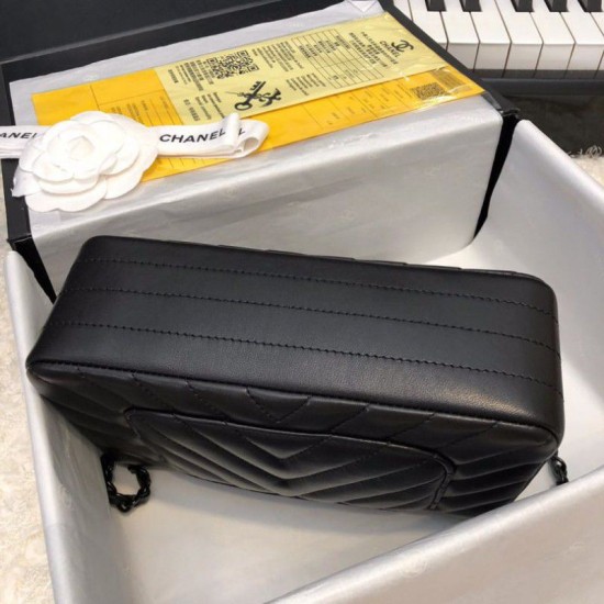 Dettagli perfetti Borsa a patta classica A1116 Hardware nero imitazioni perfette