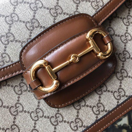 Anteprima esclusiva online di 1955 Horsebit Bag Coffee imitazioni perfette