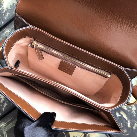 Anteprima esclusiva online di 1955 Horsebit Bag Coffee imitazioni perfette