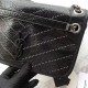 Riproduzione Fedele Borsa a catena media YSL Saint Laurent nera imitazioni Replica Alta Qualità Borsa a catena media YSL Saint Laurent nera
