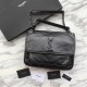 Riproduzione Fedele Borsa a catena media YSL Saint Laurent nera imitazioni Replica Alta Qualità Borsa a catena media YSL Saint Laurent nera
