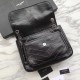 Riproduzione Fedele Borsa a catena media YSL Saint Laurent nera imitazioni Replica Alta Qualità Borsa a catena media YSL Saint Laurent nera