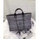 Replica Alta Qualità Dettagli perfetti Canvas Large Deauville Tote A66942 Grigio