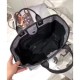 Replica Alta Qualità Dettagli perfetti Canvas Large Deauville Tote A66942 Grigio