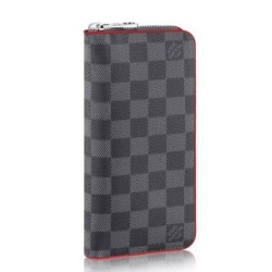 Replica Alta Qualità Alta gamma Portafoglio Zippy Vertical Damier Graphite N63304