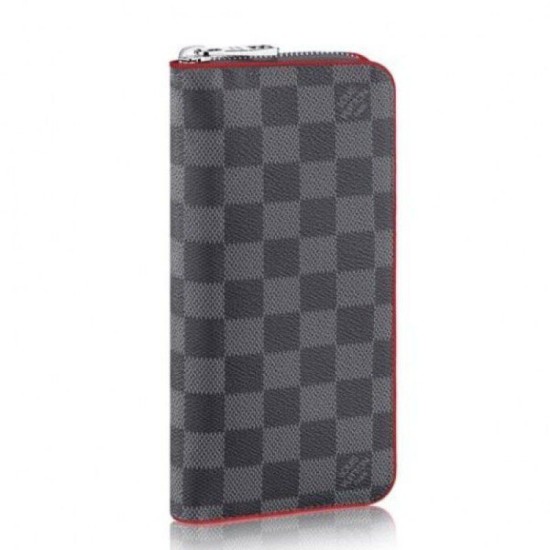 Riproduzione Fedele Alta gamma replica Portafoglio Zippy Vertical Damier Graphite N63304 imitazioni Replica Alta Qualità Alta gamma Portafoglio Zippy Vertical Damier Graphite N63304