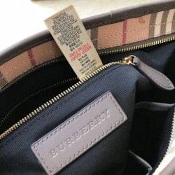 Burberry Borsa con manico in PVC Caffè Dupe Perfetta Cloni Firmate Burberry Borsa con manico in PVC Caffè imitazioni