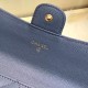 Riproduzione Fedele Long Portafoglio Caviar Leather A31506 Blue imitazioni Replica Alta Qualità Long Portafoglio Caviar Leather A31506 Blue