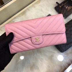 Chevron Long Portafoglio A31506 Pink