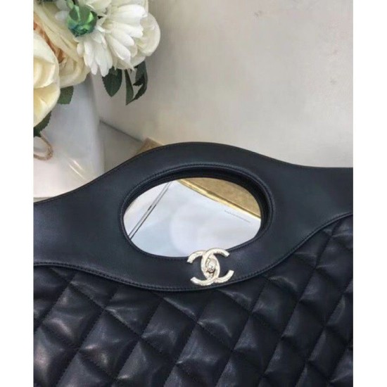 Riproduzione Fedele Borsa Shopping 31 A57977 Nera imitazioni Replica Alta Qualità Borsa Shopping 31 A57977 Nera