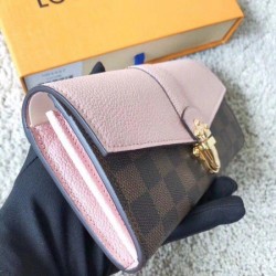 Riproduzione Fedele Dettagli perfetti Clapton Portafoglio Damier Ebene N64447 imitazioni Replica Alta Qualità Dettagli perfetti Clapton Portafoglio Damier Ebene N64447