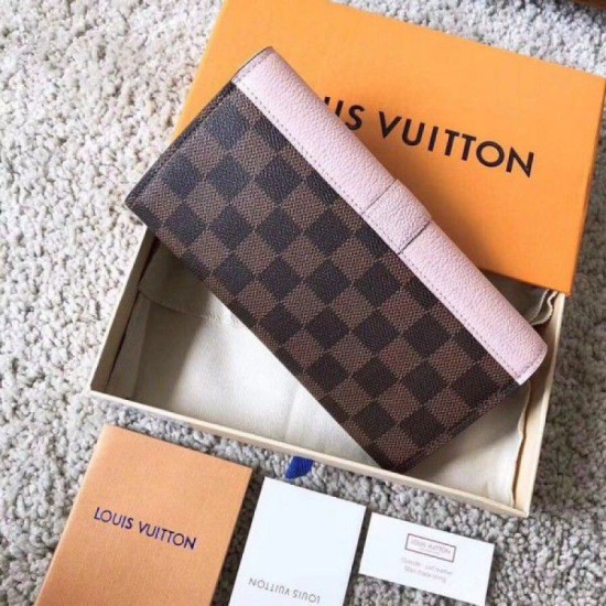 Riproduzione Fedele Dettagli perfetti Clapton Portafoglio Damier Ebene N64447 imitazioni Replica Alta Qualità Dettagli perfetti Clapton Portafoglio Damier Ebene N64447