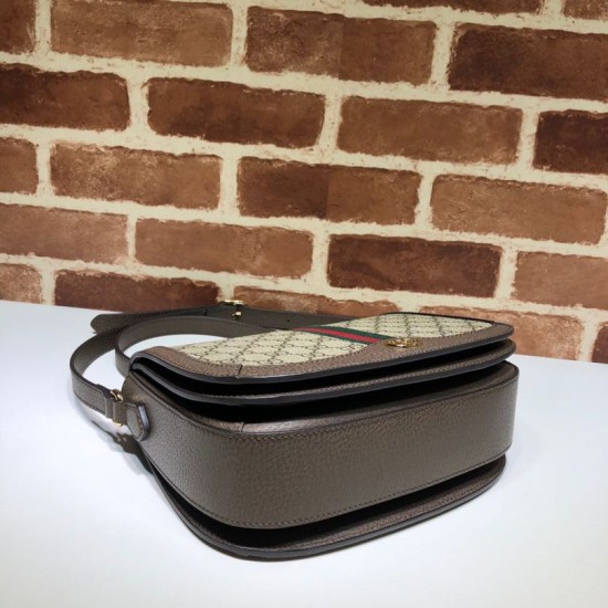 Borsa a tracolla Ophidia GG piccola 601044 Dark Coffee Dupe Perfetta Cloni Firmate Borsa a tracolla Ophidia GG piccola 601044 Dark Coffee imitazioni