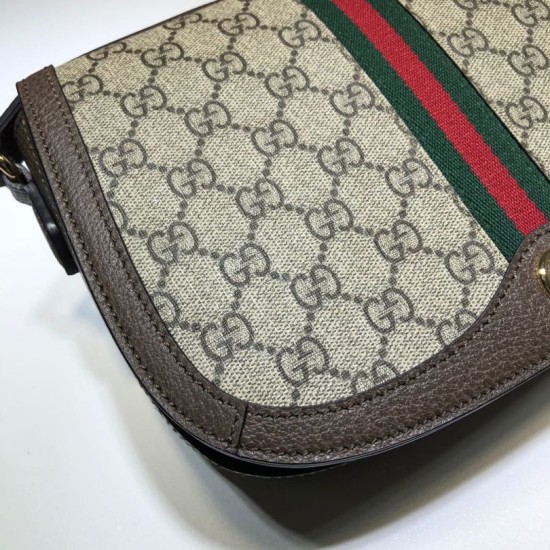 Borsa a tracolla Ophidia GG piccola 601044 Dark Coffee Dupe Perfetta Cloni Firmate Borsa a tracolla Ophidia GG piccola 601044 Dark Coffee imitazioni