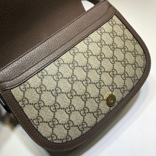 Borsa a tracolla Ophidia GG piccola 601044 Dark Coffee Dupe Perfetta Cloni Firmate Borsa a tracolla Ophidia GG piccola 601044 Dark Coffee imitazioni