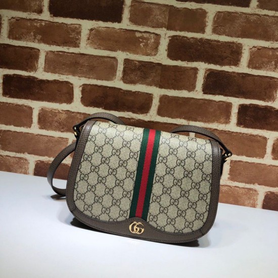 Borsa a tracolla Ophidia GG piccola 601044 Dark Coffee Dupe Perfetta Cloni Firmate Borsa a tracolla Ophidia GG piccola 601044 Dark Coffee imitazioni