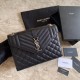 Cloni Firmate Borsa Replica per buste medie YSL Saint Laurent Mix Matelasse nero argento hardware imitazioni