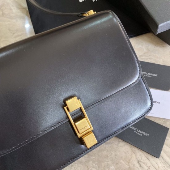 Borsa YSL Saint Laurent Carre in pelle scamosciata nera Dupe Perfetta Cloni Firmate Borsa YSL Saint Laurent Carre in pelle scamosciata nera imitazioni