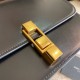 Borsa YSL Saint Laurent Carre in pelle scamosciata nera Dupe Perfetta Cloni Firmate Borsa YSL Saint Laurent Carre in pelle scamosciata nera imitazioni