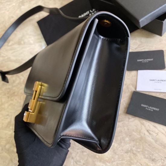 Borsa YSL Saint Laurent Carre in pelle scamosciata nera Dupe Perfetta Cloni Firmate Borsa YSL Saint Laurent Carre in pelle scamosciata nera imitazioni