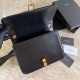 Borsa YSL Saint Laurent Carre in pelle scamosciata nera Dupe Perfetta Cloni Firmate Borsa YSL Saint Laurent Carre in pelle scamosciata nera imitazioni
