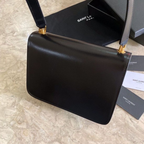 Borsa YSL Saint Laurent Carre in pelle scamosciata nera Dupe Perfetta Cloni Firmate Borsa YSL Saint Laurent Carre in pelle scamosciata nera imitazioni