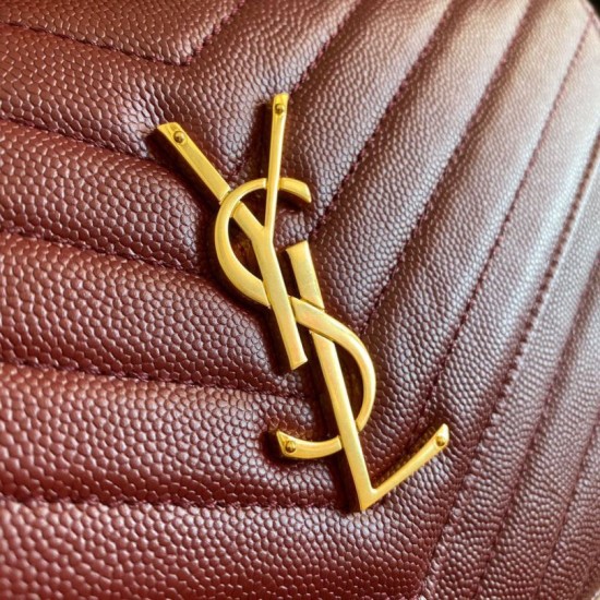Clarinetto in pelle martellata YSL Saint Laurent con busta con catena a busta Dupe Perfetta Cloni Firmate Clarinetto in pelle martellata YSL Saint Laurent con busta con catena a busta imitazioni