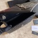 Cloni Firmate Borsa Replica per buste medie YSL Saint Laurent Mix Matelasse nero argento hardware imitazioni