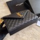 Cloni Firmate Borsa per busta media YSL Saint Laurent Mix Matelasse nera in oro imitazioni