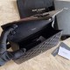 Cloni Firmate Borsa per busta media YSL Saint Laurent Mix Matelasse nera in oro imitazioni