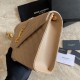 Cloni Firmate Sacchetto busta media YSL Saint Laurent Mix Matelasse Albicocca imitazioni