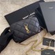 Borsa a catena trapuntata YSL Saint Laurent nera Dupe Perfetta Cloni Firmate Borsa a catena trapuntata YSL Saint Laurent nera imitazioni