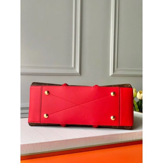 Borse Soufflot MM M44817 Rosso Dupe Perfetta Cloni Firmate Borse Soufflot MM M44817 Rosso imitazioni