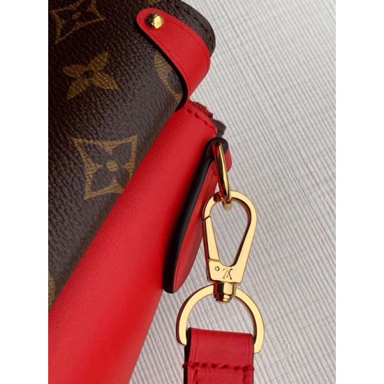 Borse Soufflot MM M44817 Rosso Dupe Perfetta Cloni Firmate Borse Soufflot MM M44817 Rosso imitazioni